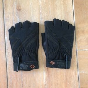 Harley Davidson Fingerless Riding Gloves For Kids